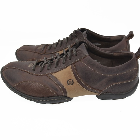*BORN Sz 9 Brown Leather Lace Up Oxford Comfort main image 5